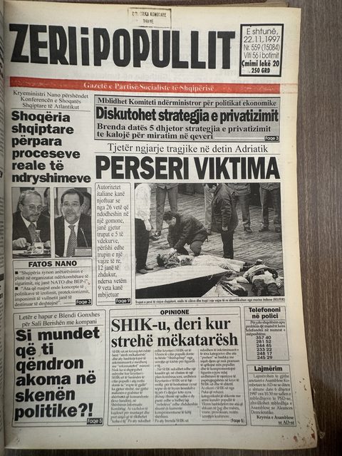 Zëri i Popullit 1997-11-22